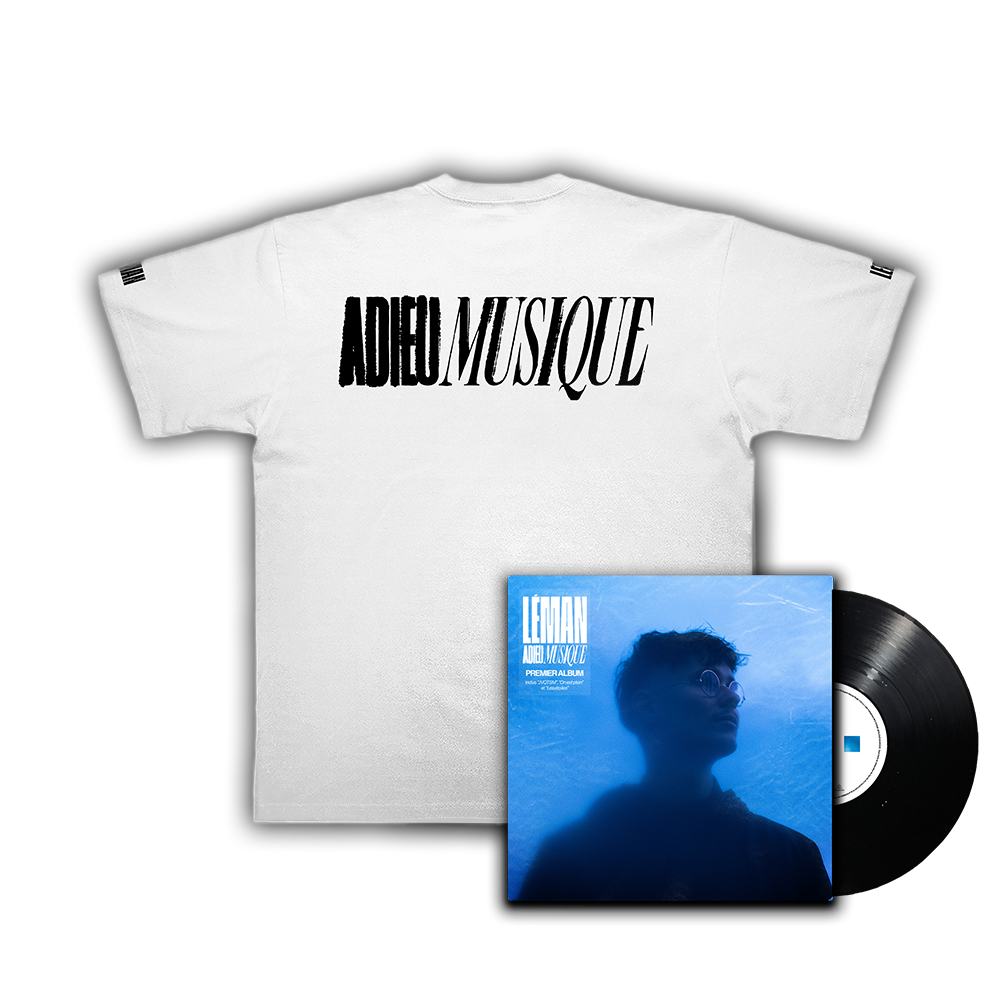 VINYLE Adieu Musique + TSHIRT